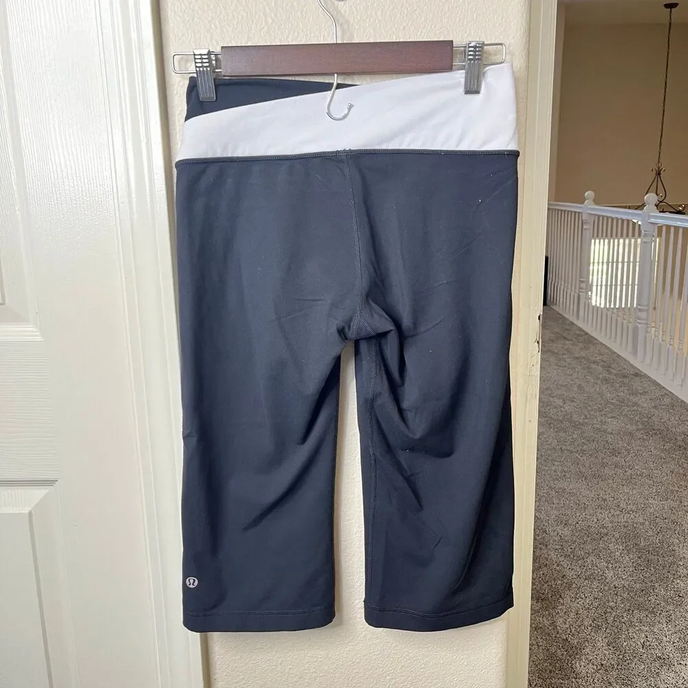 Lululemon Womens Bundle Size 6 Cropped  Pants-Black #389